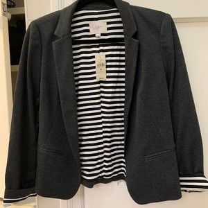 LOFT 6P Blazer - Dark Gray